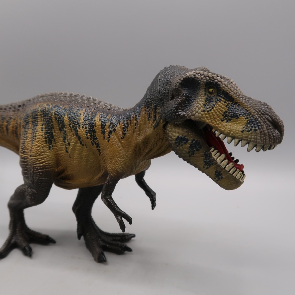 2011 Schleich Realistic Tyrannosaurus Rex Dinosaur T-Rex Figure 13" Movable Jaw